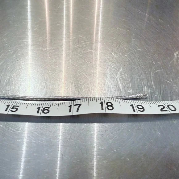 Snake Chain Necklace for Glass and Sterling Silver Beads - Picture 5 of 5